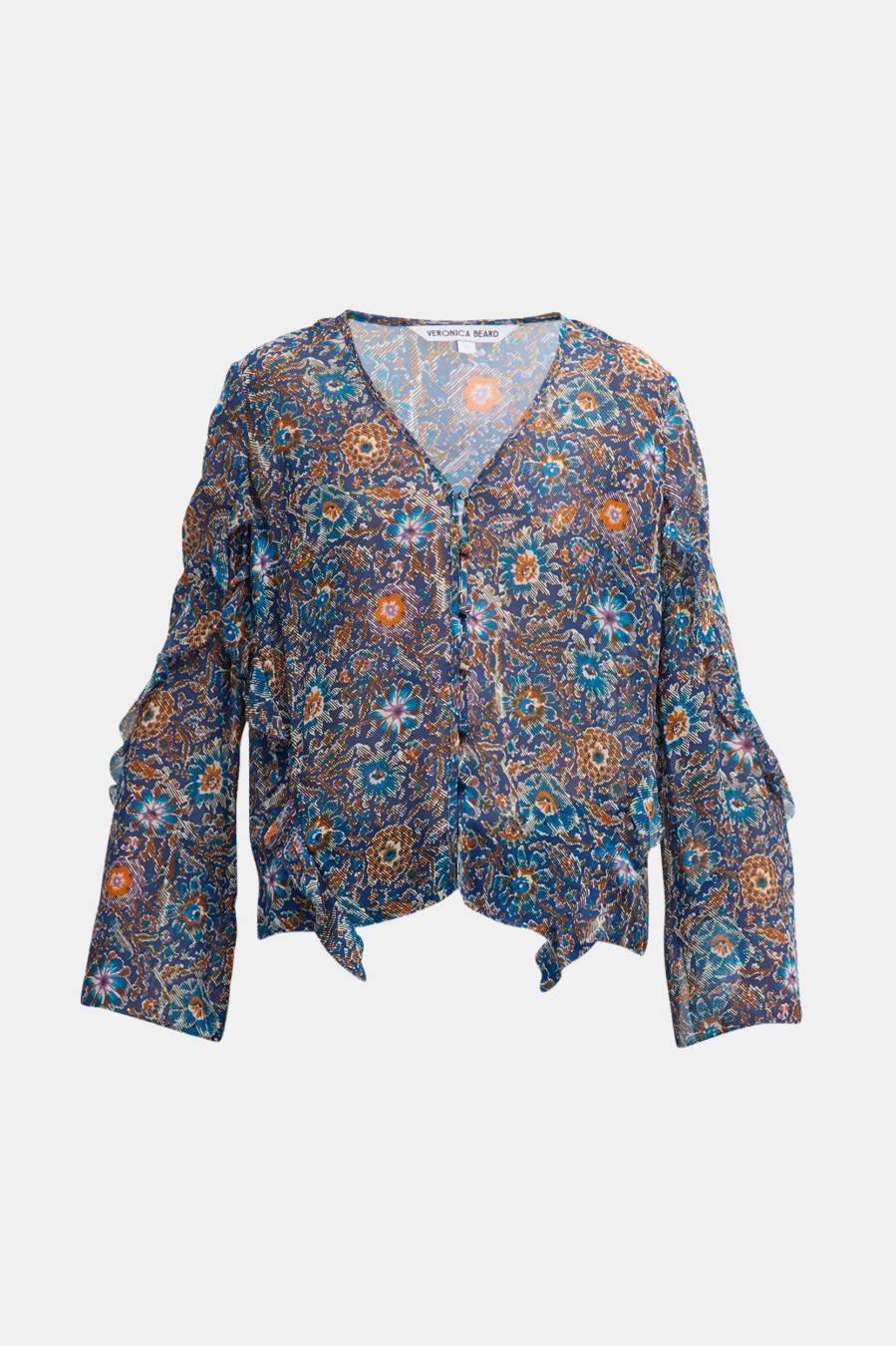 Tops And Shirts Veronica Beard | Blanchett Top In Floral Multi