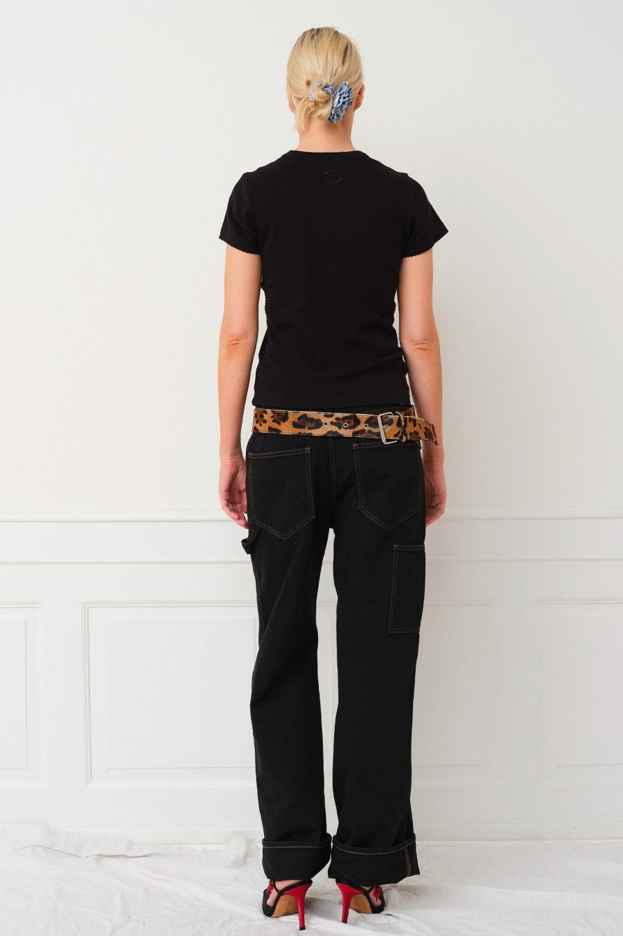 Tops And Shirts SAKS POTTS | Uma Tee In Black