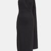 Dresses Roland Mouret | Asymmetric Stretch Cady Midi Dress In Black