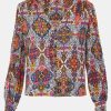 Tops And Shirts Veronica Beard | Sura Tapestry Print Blouse Multi