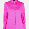 Tops And Shirts Theory | Straight Shirt In Carnation Pink