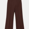 Trousers STAUD | Knack Pant In Dark Chocolate Brown