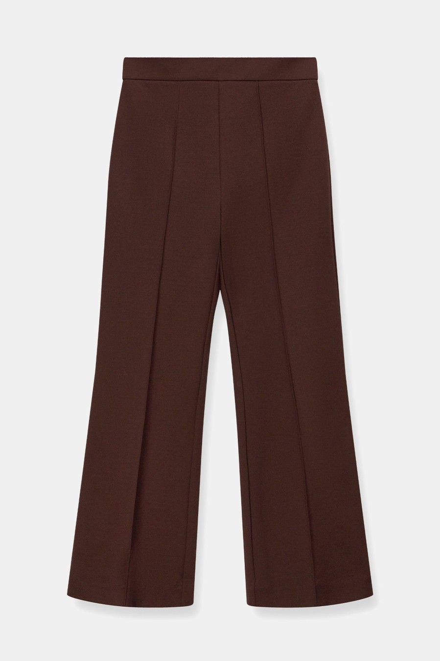 Trousers STAUD | Knack Pant In Dark Chocolate Brown