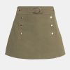 Skirts Derek Lam 10 Crosby | Hester Sailor Skort In Soft Olive Green