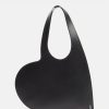 Accessories Coperni | Mini Heart Tote Bag In Black