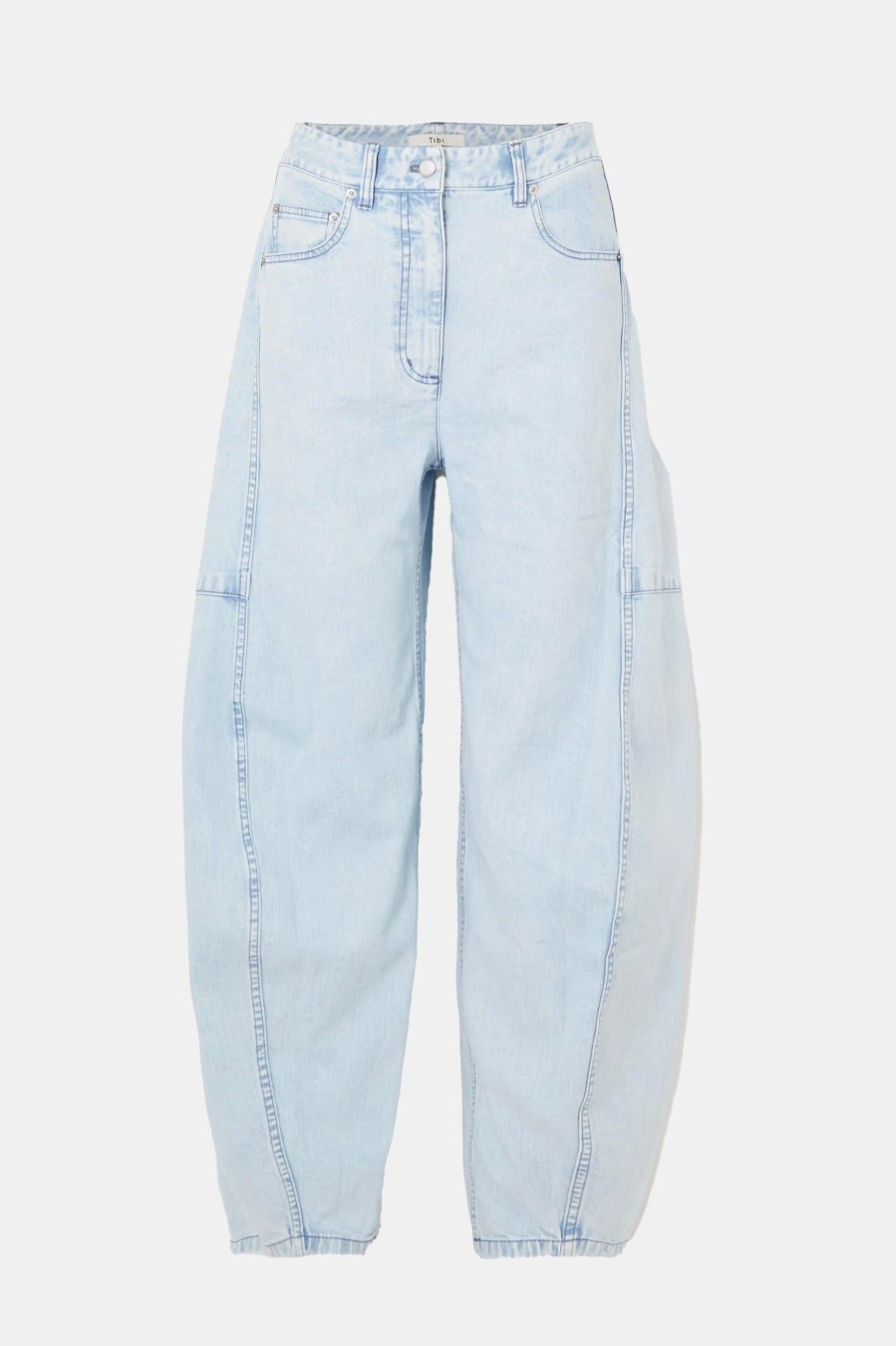 Jeans Tibi | Sid Jean In Acid Iceberg - Petite Denim