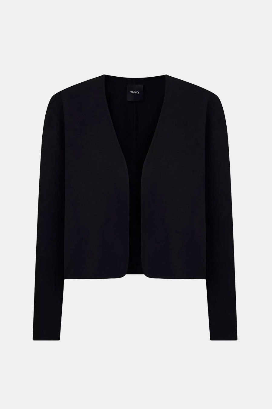 Coats And Jackets Theory | Rounded Crop Jacket In Black