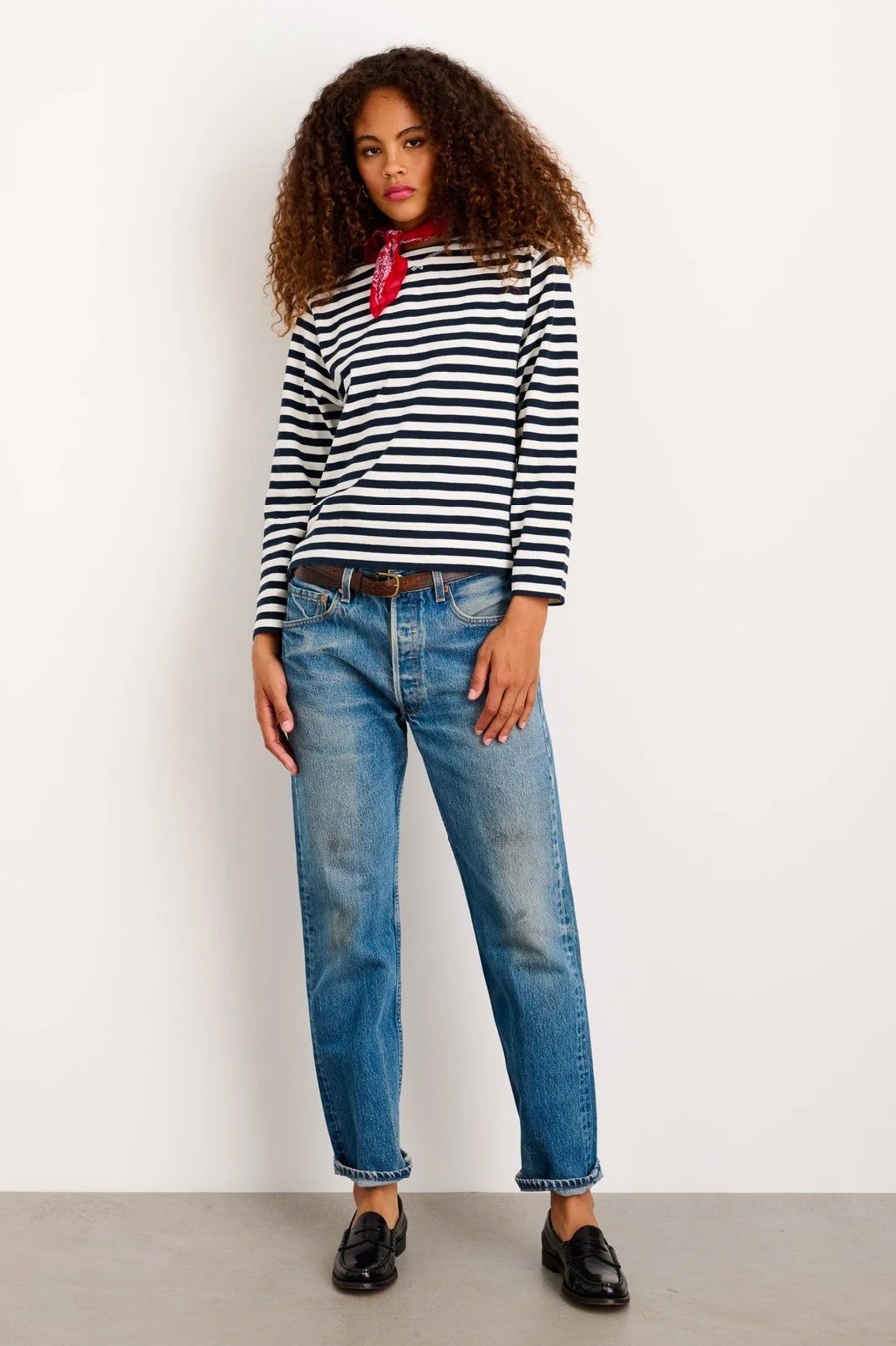 Tops And Shirts Alex Mill | Lakeside Stripe Tee Multi